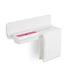 WS Bath Collections Curva 18.10-in White Towel and Accessories Holder