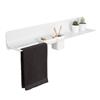 WS Bath Collections Curva 31.50-in White Towel and Accessories Holder