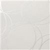 Graham & Brown 56 sq ft White/Mica Geometric Unpasted Wallpaper