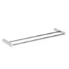WS Bath Collections Iceberg 16.30-in White Double Towel Bar