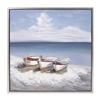 IMAX Worldwide 31.50-in x 31.50-in Seaside Oil on Canvas with Frame