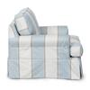 Sunset Trading Horizon Beach House Blue Slipcover for T-Cushion Club Chair