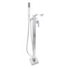 Dyconn Faucet McPhee Freestanding Tub Filler Faucet - Brass - 8.6-in - Brushed Nickel