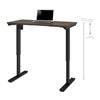 Bestar 24-in x 47.63-in Antigua Brown Electric Height Adjustable Desk
