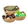 Honey Can Do Wicker Round Water Hyacinth Basket Set
