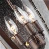Feiss Oakmont 3-Light Patina Bronze Outdoor Wall Lantern