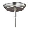 Feiss Wellsworth Collection 6.25-in x 18.75-in Brushed Steel 3-Light Lantern Pendant Light