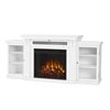 Real Flame Calie 30.50-in x 67-in White Entertainment Center Electric Fireplace