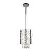 Artcraft Lighting Celestial Collection 8-in x 10-in Chrome Cylinder Mini Pendant Light