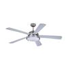 Cascadia Tali 52-in Nickel Ceiling Fan LED-Light Kit and Remote