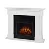 Real Flame Thayer 13-in White Fan-forced Electric Fireplace