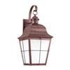 Sea Gull Lighting Chatham 20.75-in H Weathered Copper Dark Sky Outdoor Wall Light