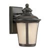 Sea Gull Lighting Cape May 10.5-in H Burled Iron Outdoor Wall Light