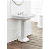 "Cheviot Mayfair Pedestal Bathroom Sink - 25"" x 20 1/2"" - White"
