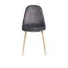 "CDI Furniture Harper  Chair - 16.93"" x 34.65"" - Velvet - Black"