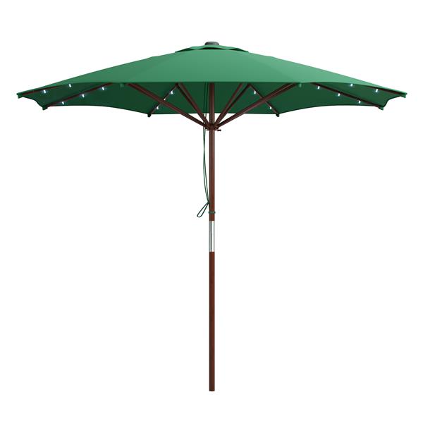 Corliving Patio Umbrella With Solar, Patio Umbrella Led Lights Canada