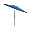 CorLiving 9.85-ft Cobalt Blue UV and Wind Resistant Patio Umbrella with Tilting Mechanism