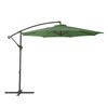 CorLiving 9.6-ft Forest Green Offset Patio Umbrella without Tilting Mechanism