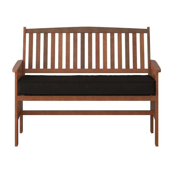 Corliving Outdoor Bench Brown Lowe, Outdoor Bench Seat Cushions Canada
