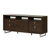 South Shore Furniture Uber TV Stand - 61-in x 16.5-in x 25.5-in - Brown