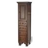 "Foremost Hawthorne Linen Cabinet - 15.25"" x 54.12"" - Wood - Brown"