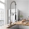 Zurich Pull-Down Spray Kitchen Faucet With Deck Plate