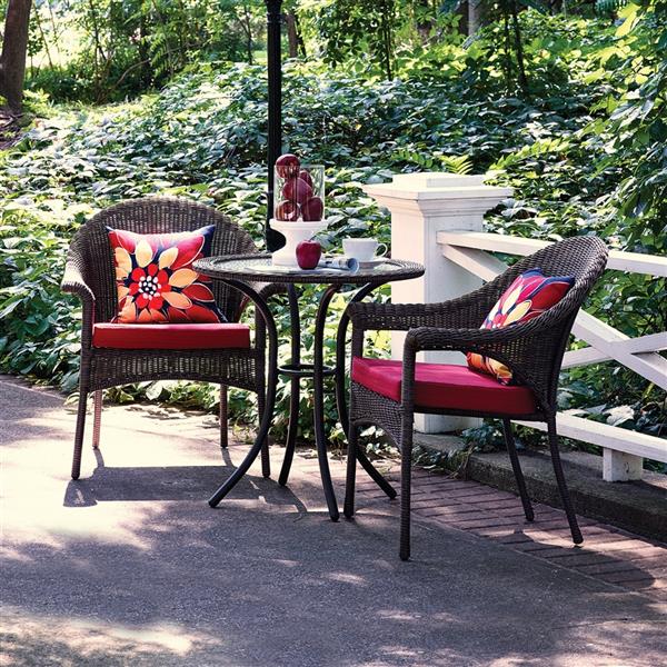 Spruce Hills 3 Piece Outdoor Bistro Set, Patio Table And Chairs Canada