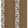 York Wallcoverings Stripes Modern Wallpaper - Cream/ Light Brown