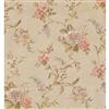York Wallcoverings Floral Colourful Wallpaper - Cream