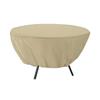Classic Accessories Terrazzo Round Patio Table Cover - Polyester - Beige