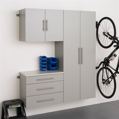 Image of Prepac Furniture HangUps Set B 60-in 3-Piece Storage Cabinet