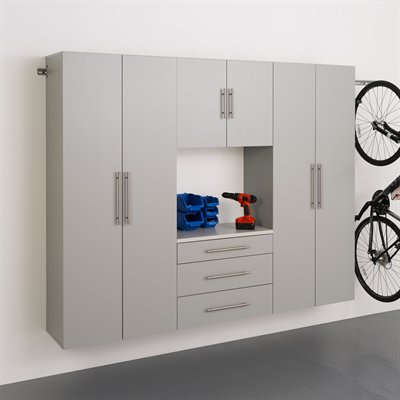 Image of Prepac Furniture HangUps Set G 90-in 4-Piece Storage Cabinet