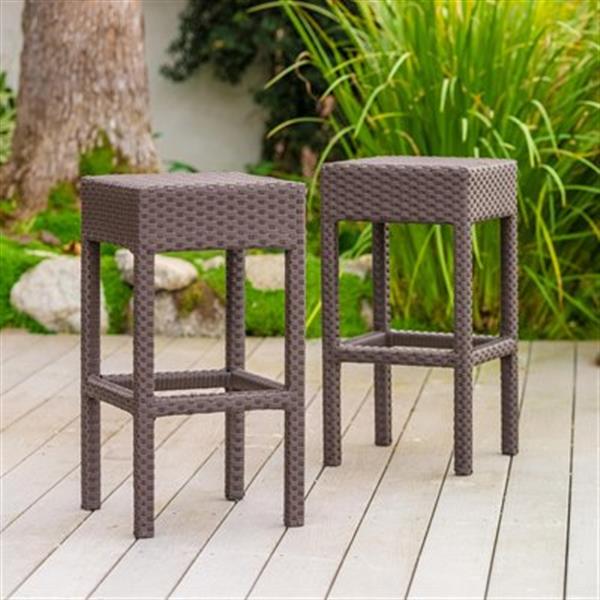 Best Ing Home Decor Milton Outdoor, Wicker Bar Stools Canada