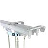 Rod Desyne Commercial Wall/Ceiling Double Curtain Track Kit,