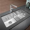 Blanco Radius Double Bowl Sink, Chrome