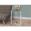 Monarch Accent Table - 24-in - Composite - Dark taupe