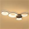VONN Lighting Capella LED Flush Mount Light - Silver - 42.51-in