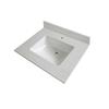 GEF Bathroom Vanity Countertop, 25-in  Solid-Surface
