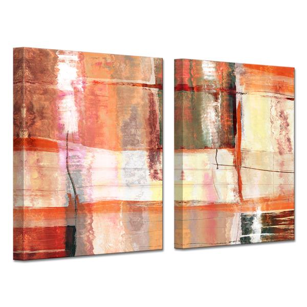 Ready2hangart Abstract Spa Canvas Wall Décor Set 60 In 2 Pcs Lowe S Canada - Spa Wall Art Canada