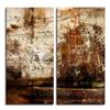 Ready2HangArt Abstract Canvas Wall Décor Set - 40-in x 40-in - Brown - 2 Pcs