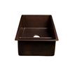 Premier Copper Products Copper Double Sink with Divider - 33-in