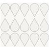 A.S. Creation RAFFI Wallpaper Roll - Drop Pattern - 21-in - White/Grey