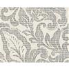 A.S. Creation Bohemian Burlesque Wallpaper Roll - 21-in - Cream and Grey Damask Pattern