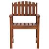 All Things Cedar Set of 6 chairs and 1 teak table - Red cushion