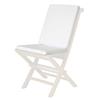 All Things Cedar Folding Chair Cushion - White
