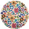 Safavieh Four Seasons Floral Rug - 6' x 6' - Polyester - Multicolour