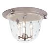 JVI Designs Classic flush mount bell lantern with tiny star glass