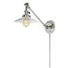 JVI Designs One light double swivel Ashbury wall sconce - Chrome- 19-in x 8-in