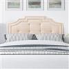 CorLiving Headboard with Button Tufting- Cream- Double