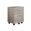 Monarch Wood Filing Cabinet - 3 Drawers - Natural